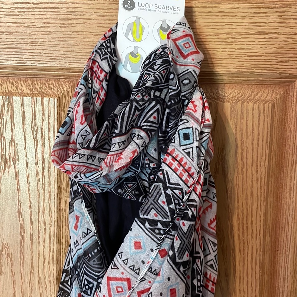 2 pack infinity scarves